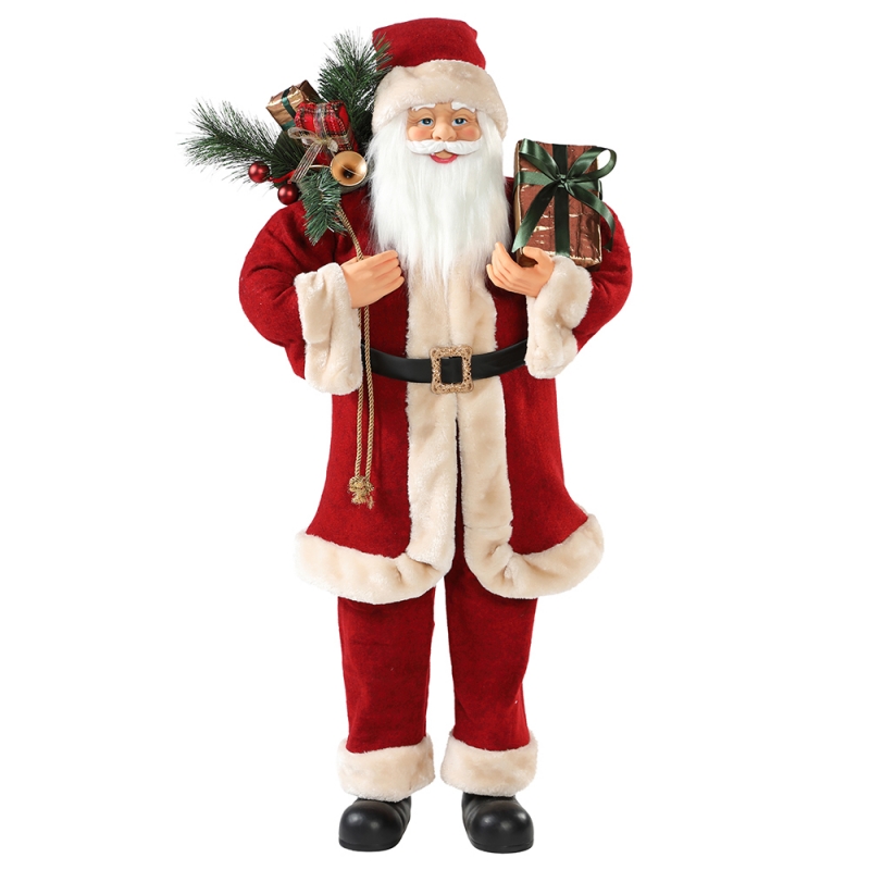 30 ~ 110cm joulu Joulupukki lahjakassit Ornament Decoration Festival loma Figurine Collection Traditional Xmas