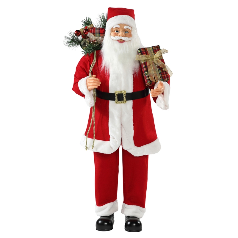 30 ~ 110cm Joulu Sta Seces Santa Claus kanssa lahjakasse
